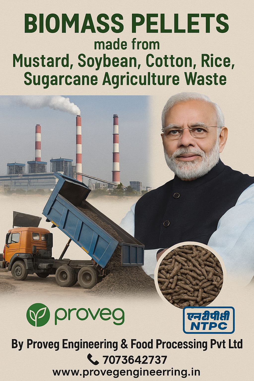 🌿 Turn Agricultural Waste into Green Gold with Proveg Engineering! 🌾